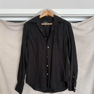 SOLD 
Alex Crane women’s linen button up